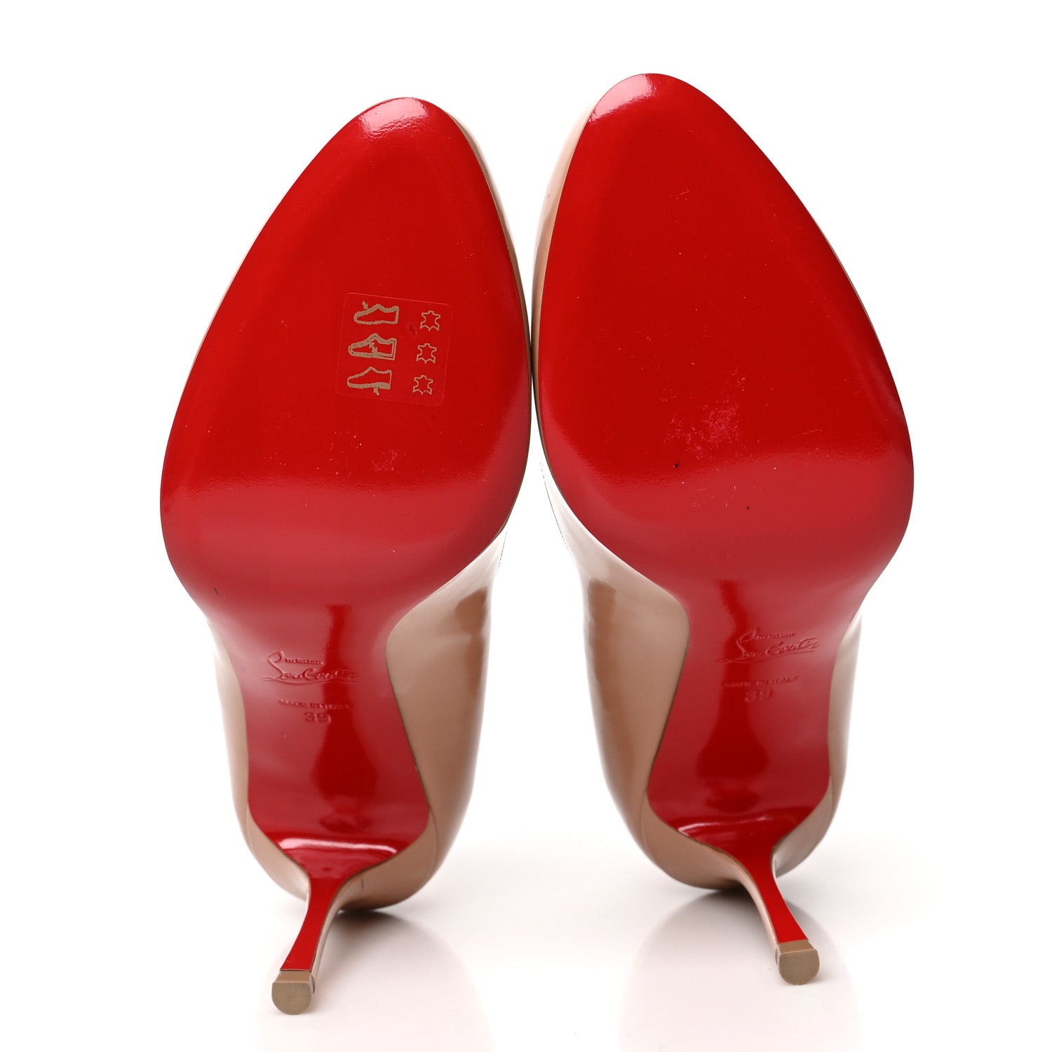 Christian Louboutin Patent Simple 70 Pumps 39 Nude 5 of 9