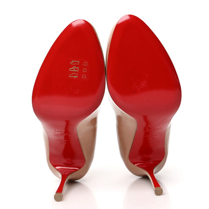 Christian Louboutin Patent Simple 70 Pumps 39 Nude 5 of 9