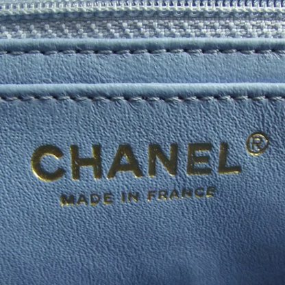 Chanel Lambskin Valentine Charms Medium Flap Baby Blue 8 of 12