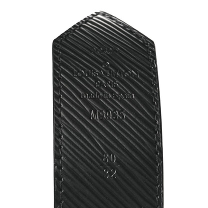 Louis Vuitton Monogram Epi 35mm LV Circle Reversible Belt 80 32 Black 5 of 5