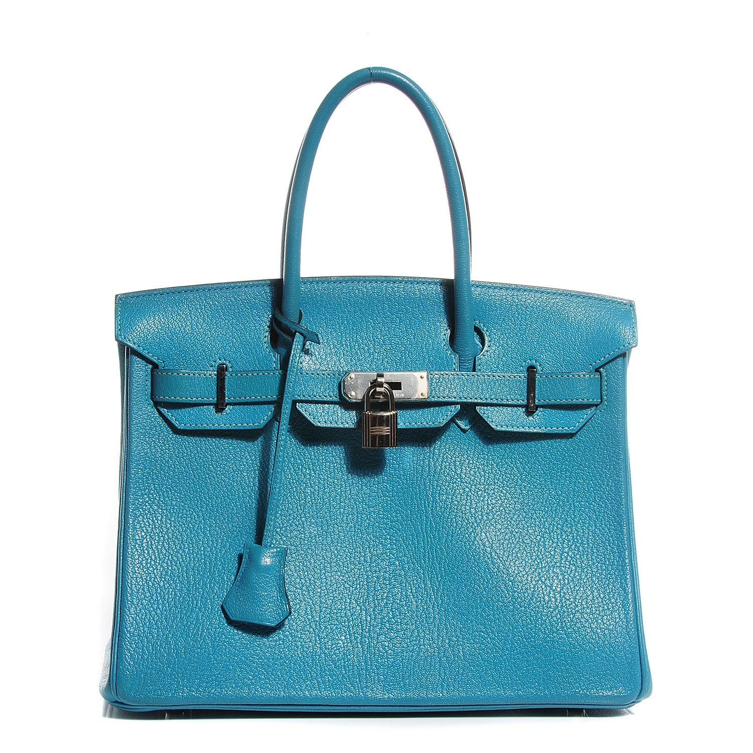 Hermes Chevre de Coromandel Birkin 30 Turquoise 1 of 28