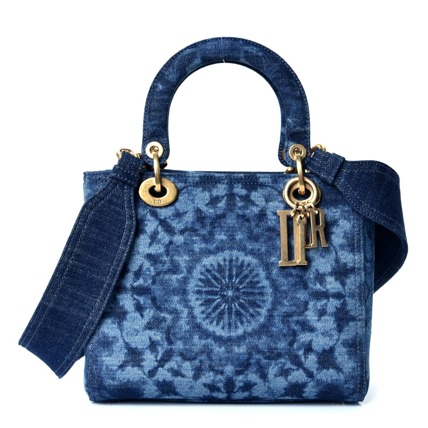 Denim Medium KaleiDiorscopic Lady Dior Blue
