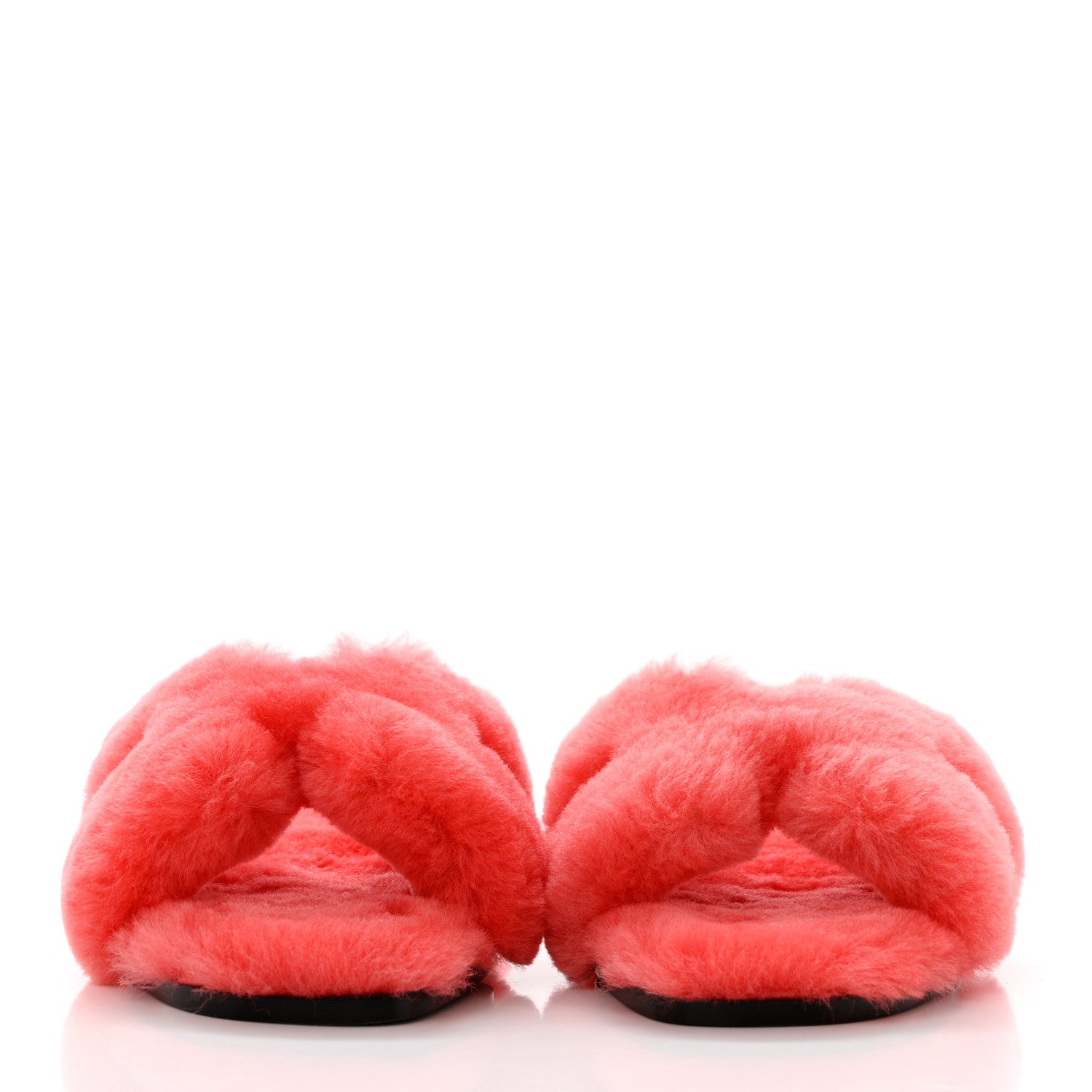 Hermes Woolskin Oran Sandals 35 Rose Du Desert 2 of 8