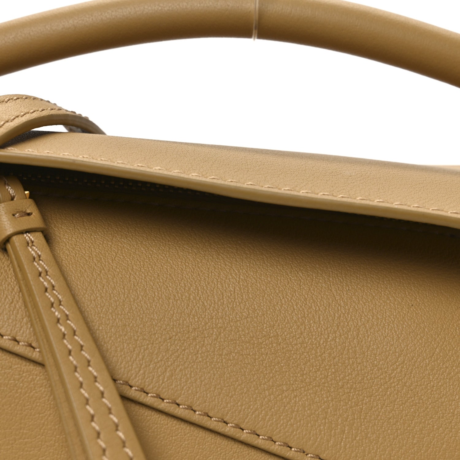 Loewe Calfskin Mini Puzzle Edge Bag Sahara 1744206 – FASHIONPHILE