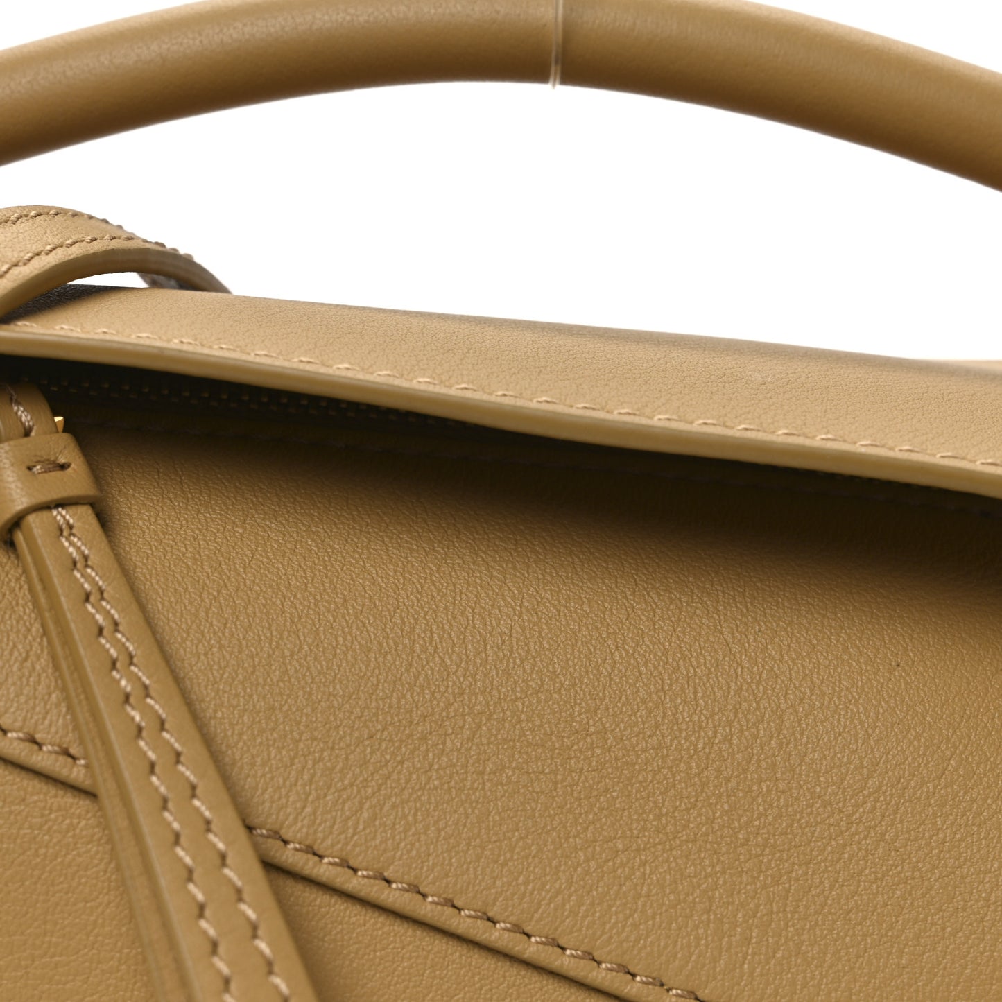 Calfskin Mini Puzzle Edge Bag Sahara