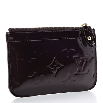 Louis Vuitton Vernis Key Pouch Amarante 3 of 8