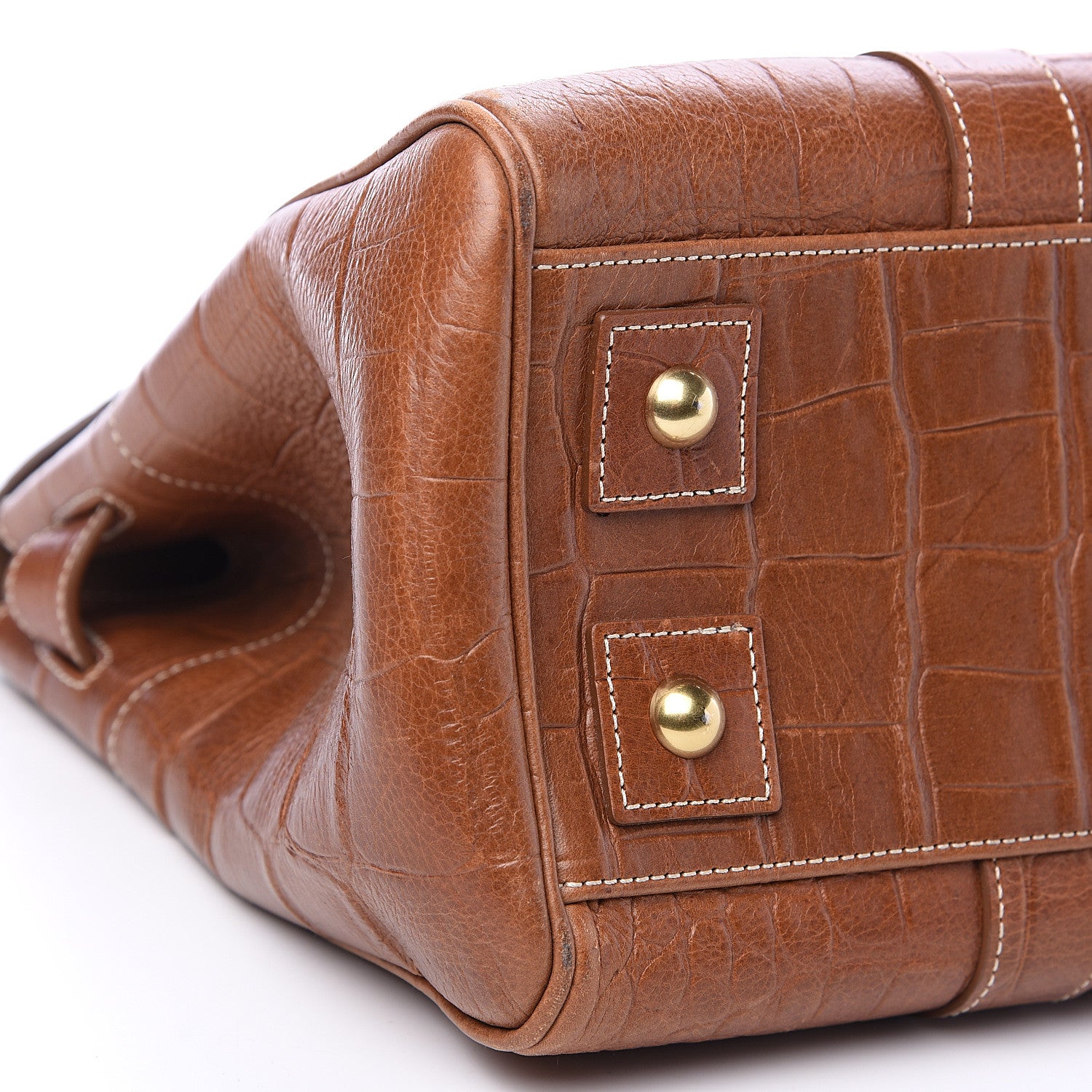 Mulberry Crocodile Embossed Bayswater Camel 7 of 11