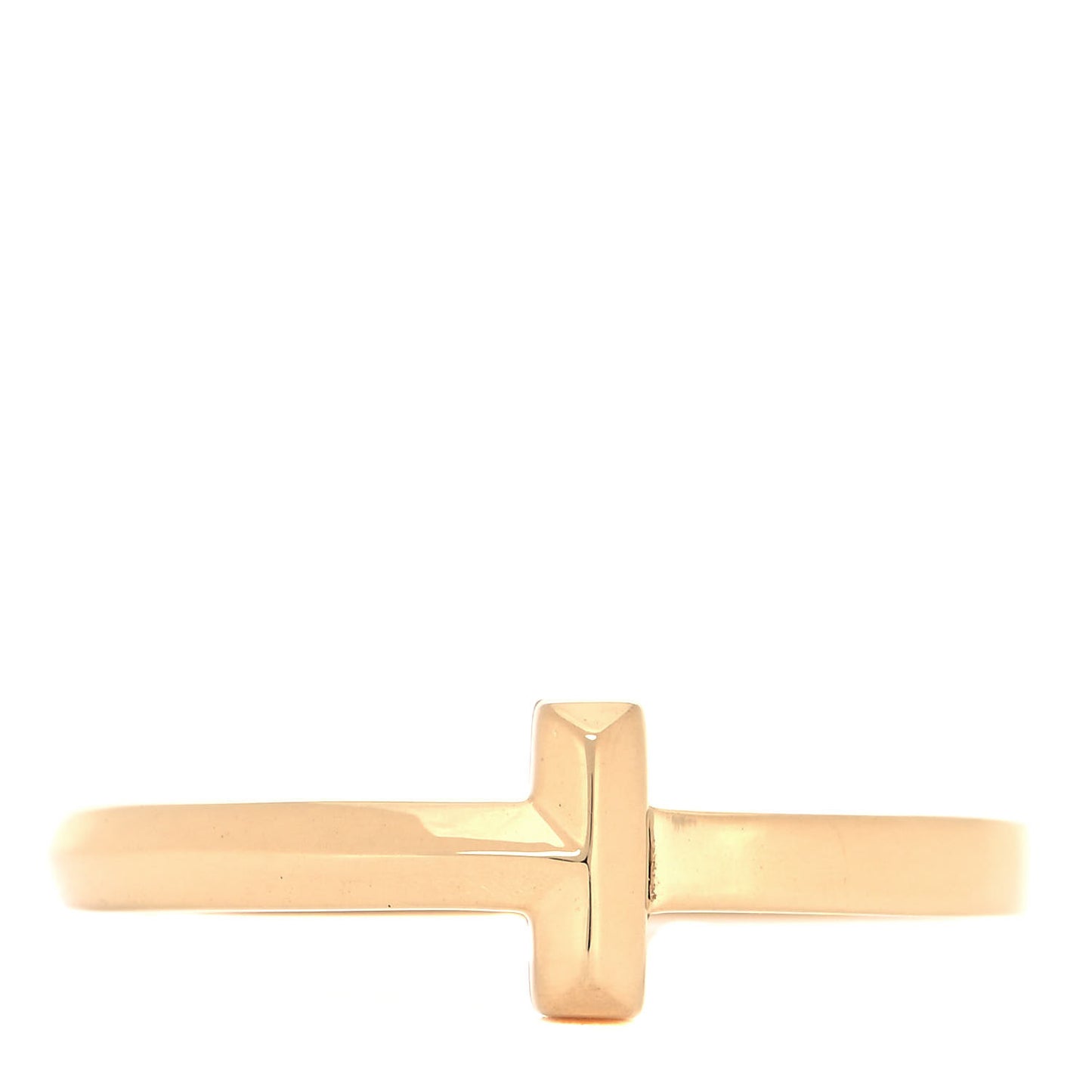 18K Yellow Gold T T1 Ring 61 9.5