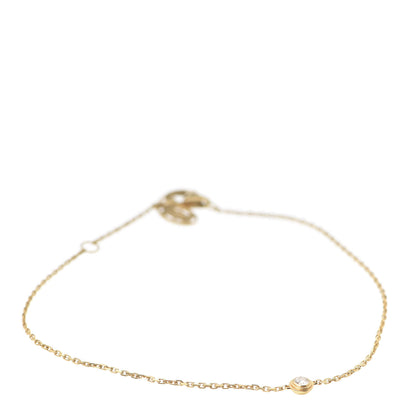 Cartier 18K Yellow Gold Diamond XS D'Amour Bracelet 1 of 6
