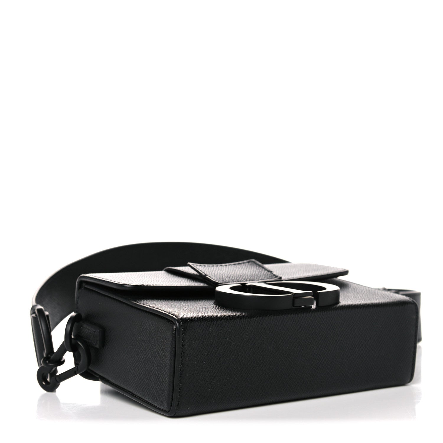 Christian Dior Ultra Matte Grained Calfskin 30 Montaigne Box Bag Black 4 of 12