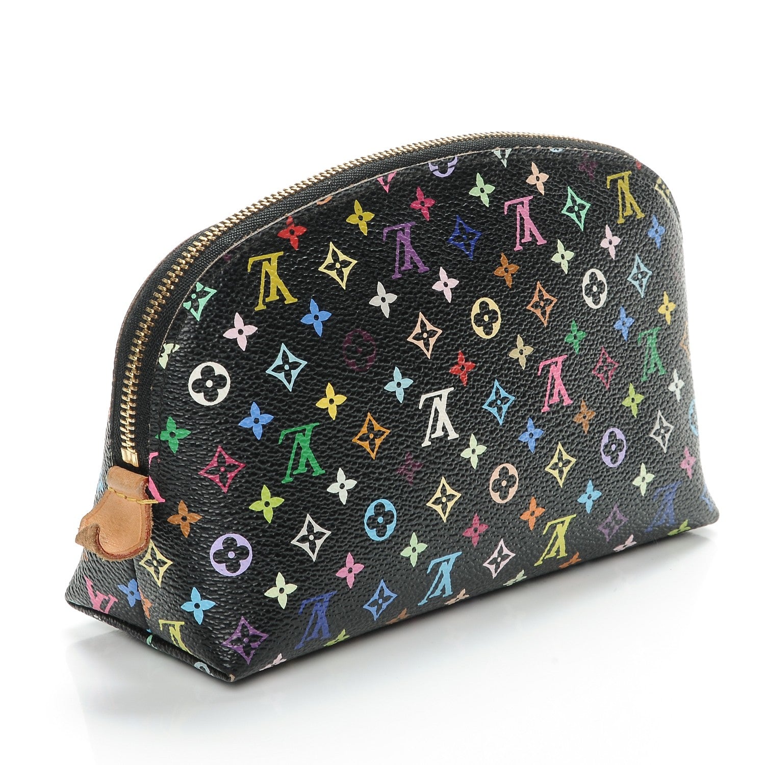 Louis Vuitton Monogram Multicolor Cosmetic Pouch Black Grenade 3 of 8