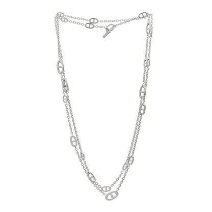 Hermes Sterling Silver Farandole Necklace 160 2 of 4