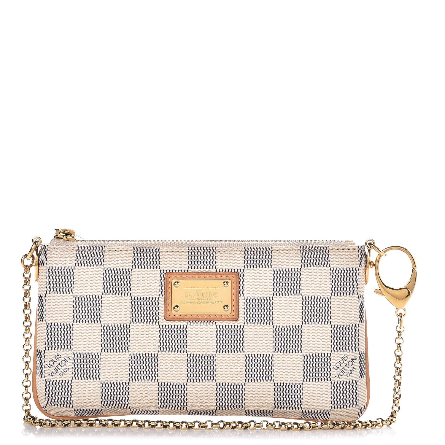 Louis Vuitton Damier Azur Pochette Milla MM 1 of 8