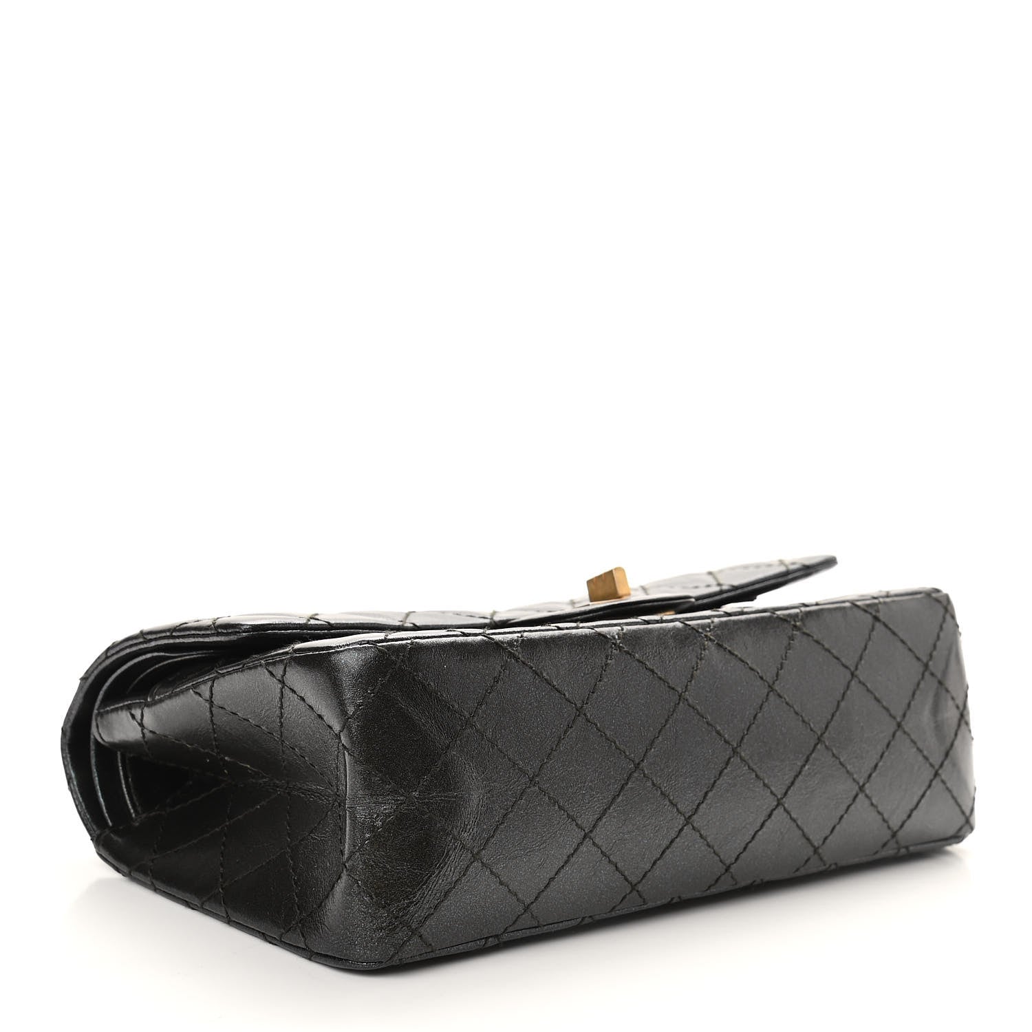 Chanel Iridescent Calfskin Quilted 2.55 Reissue 225 Flap Ruthenium 3 of 10