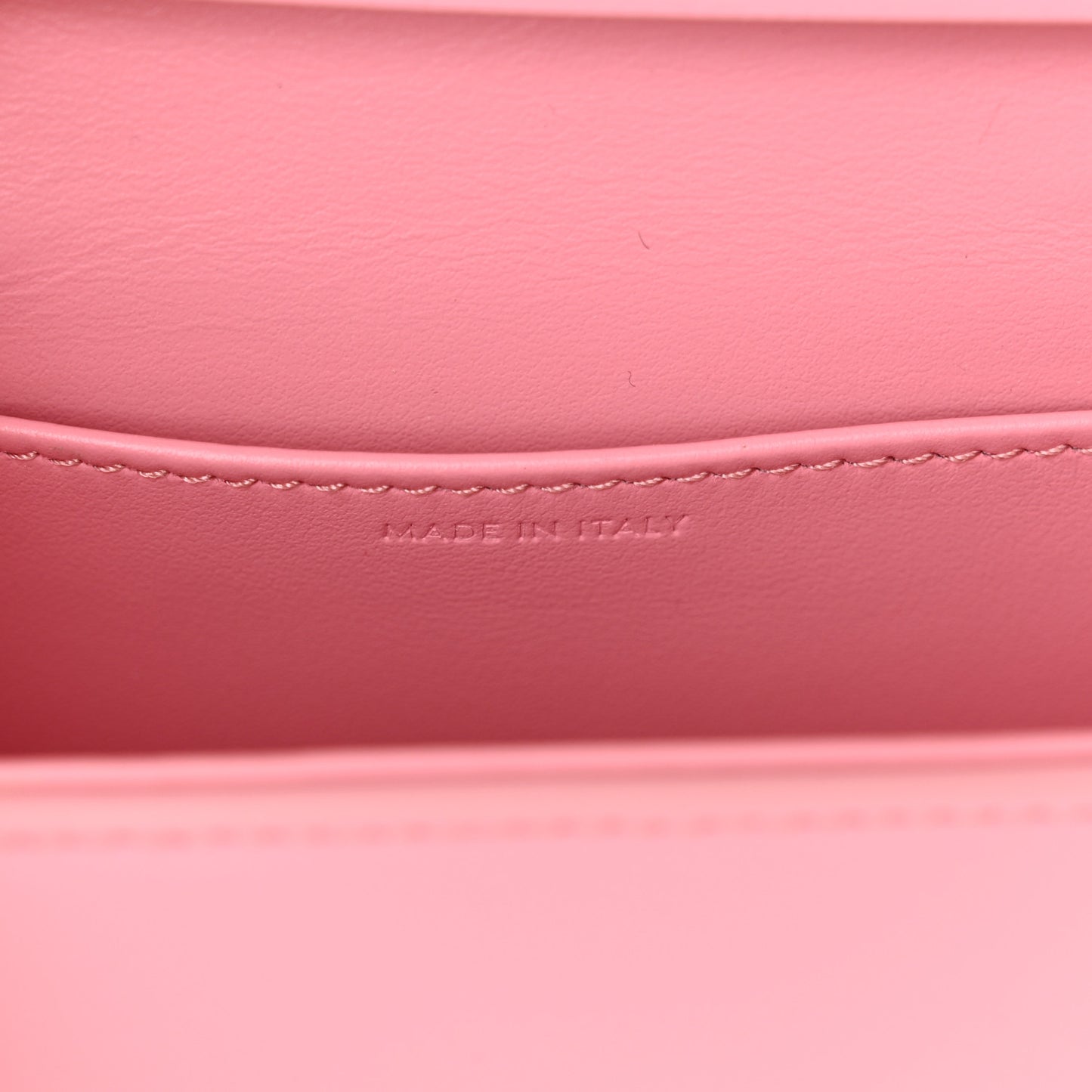 Shiny Calfskin Mini Claude Rose