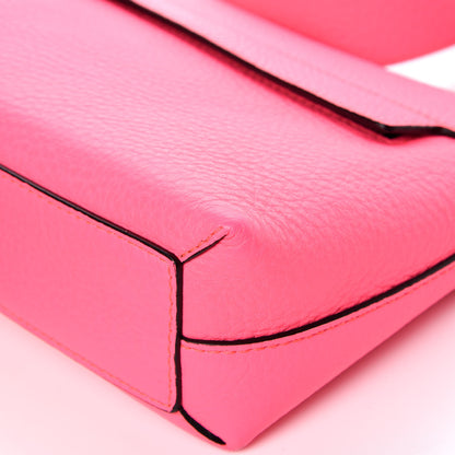 Burberry Calfskin Smooth Grain Small Burleigh Crossbody Bag Neon Pink 12 of 15