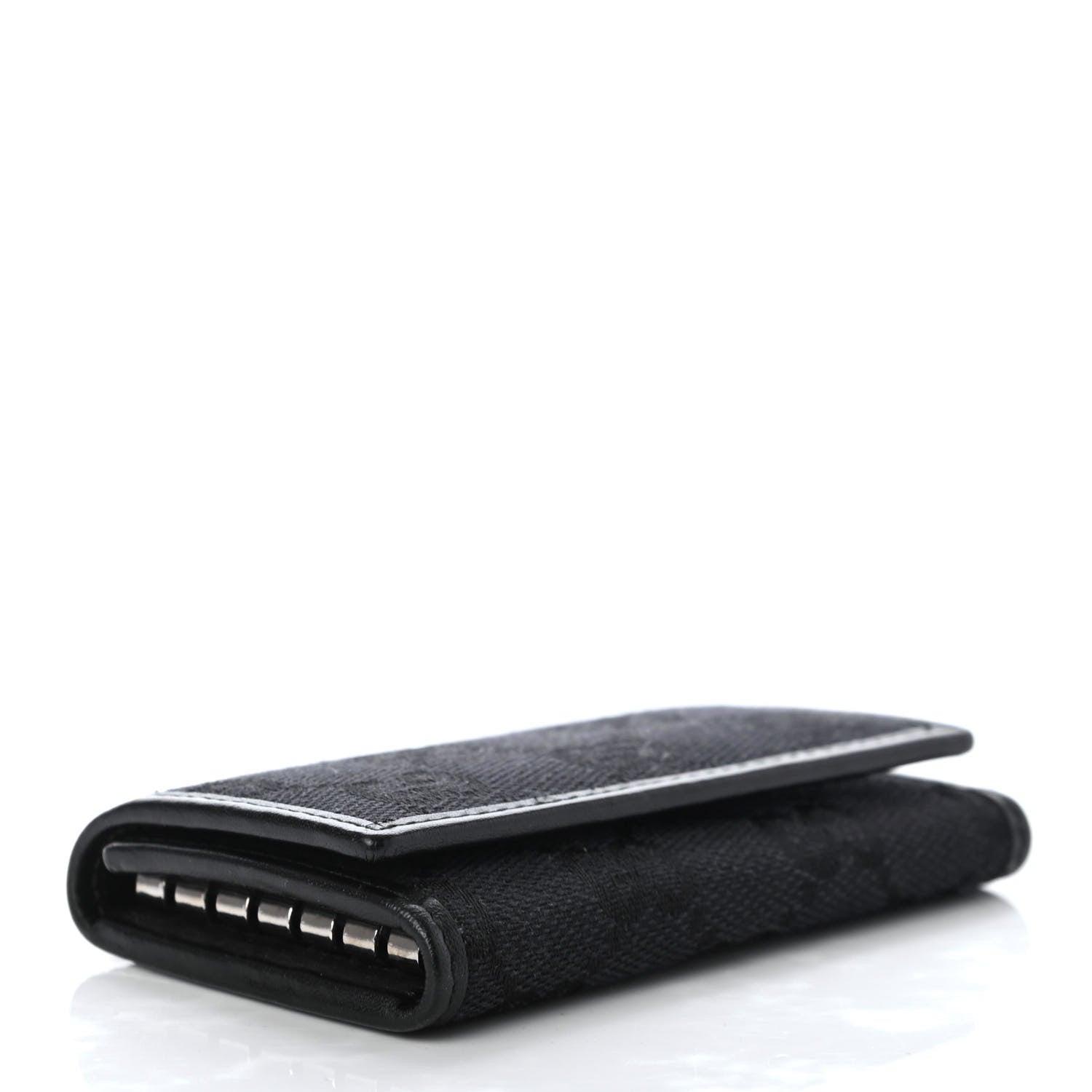 Gucci Monogram 6 Key Holder Case Black 4 of 5