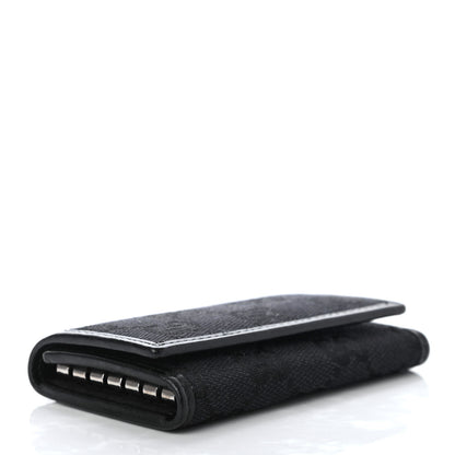 Gucci Monogram 6 Key Holder Case Black 4 of 5