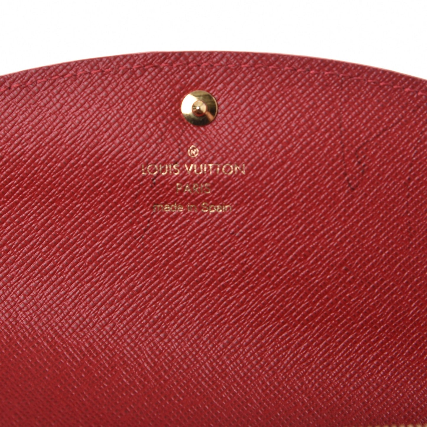 Damier Ebene Caissa Wallet Cherry