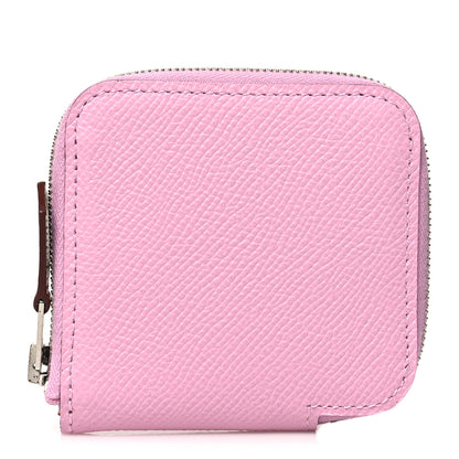 Hermes Epsom Silk'In Coin Purse Mauve Sylvestre 1 of 8