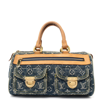Louis Vuitton Monogram Denim Neo Speedy Blue 1 of 11