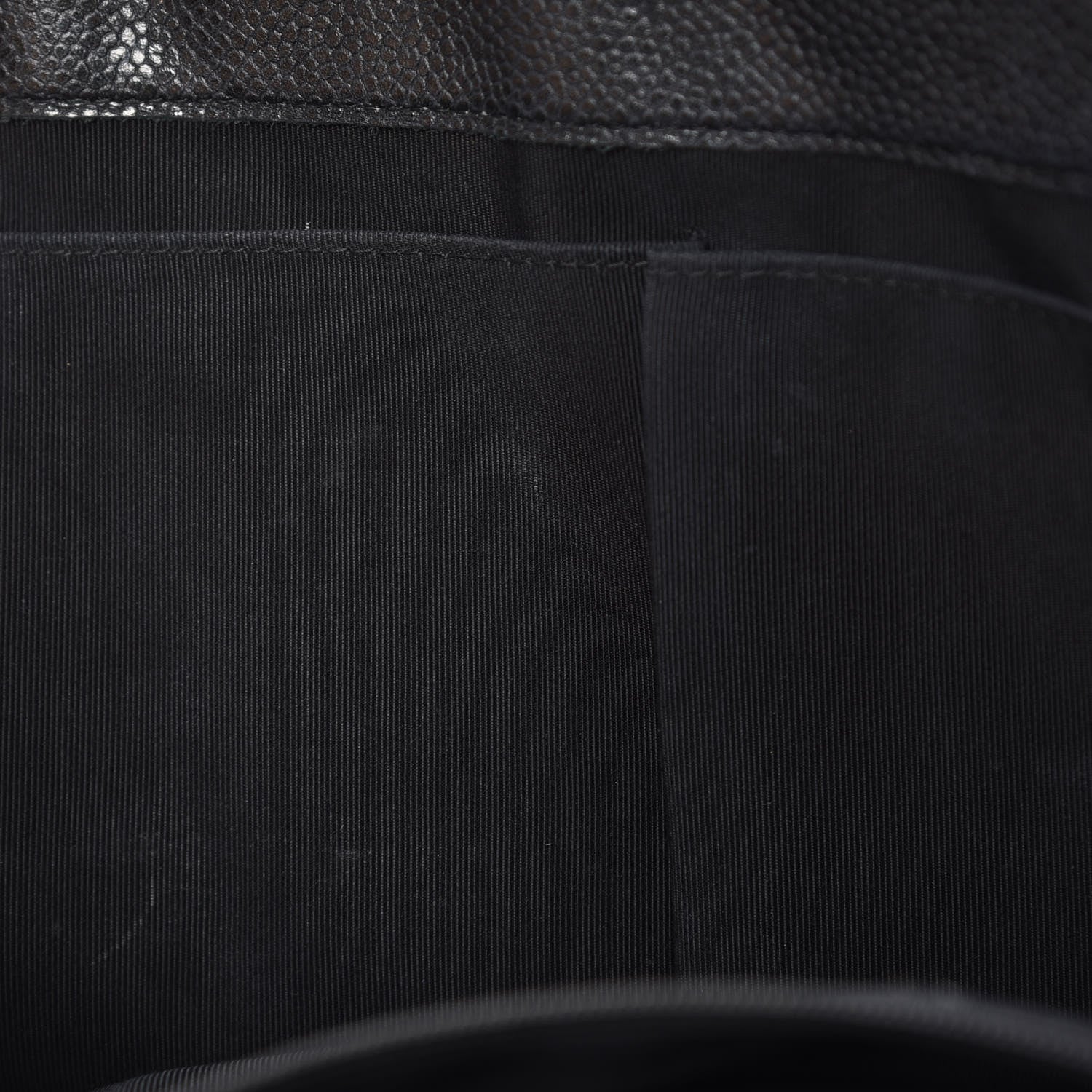 Chanel Caviar Quilted Flap Tote Dark Grey 9 of 13