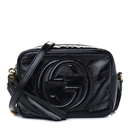 Gucci Soft Patent Small Soho Disco Bag Black 1 of 11