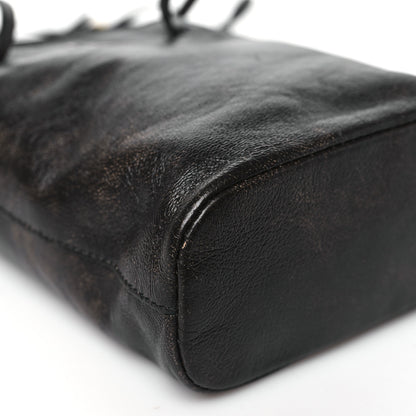 Miu Miu Distressed Nappa Pouch Coffee 8 of 9