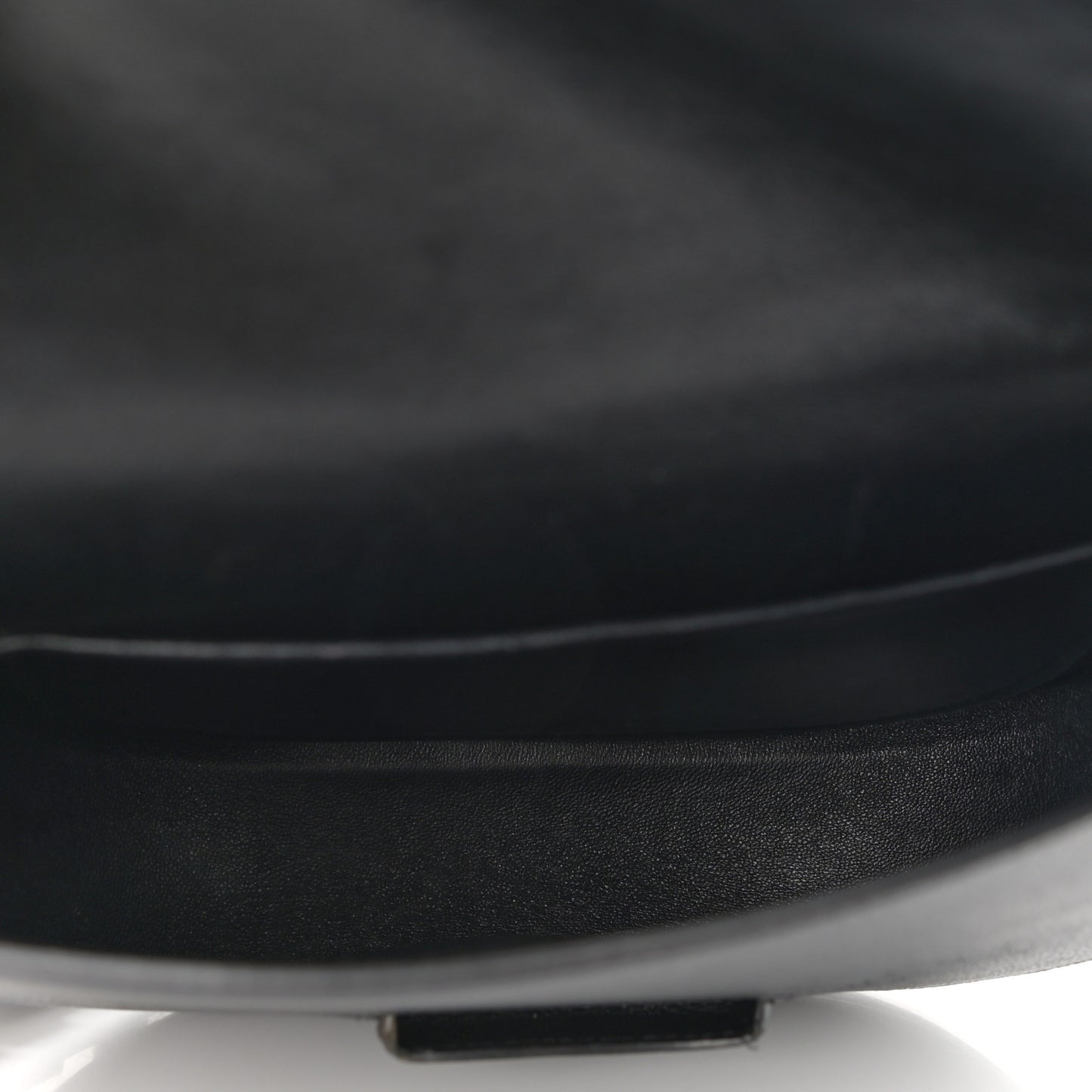 Grained Calfskin Small Trotteur Black