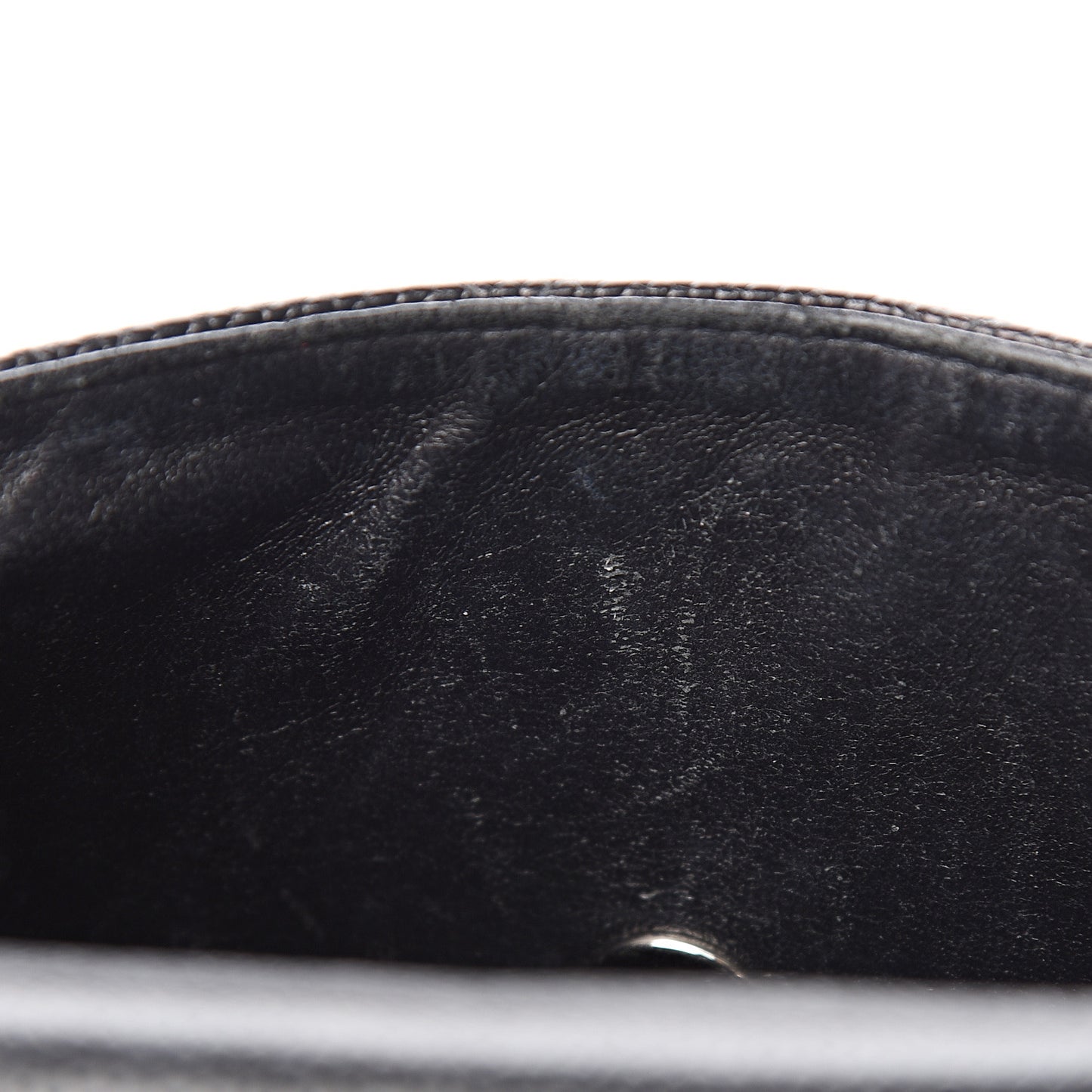 Caviar Quilted Mini Square Flap Black