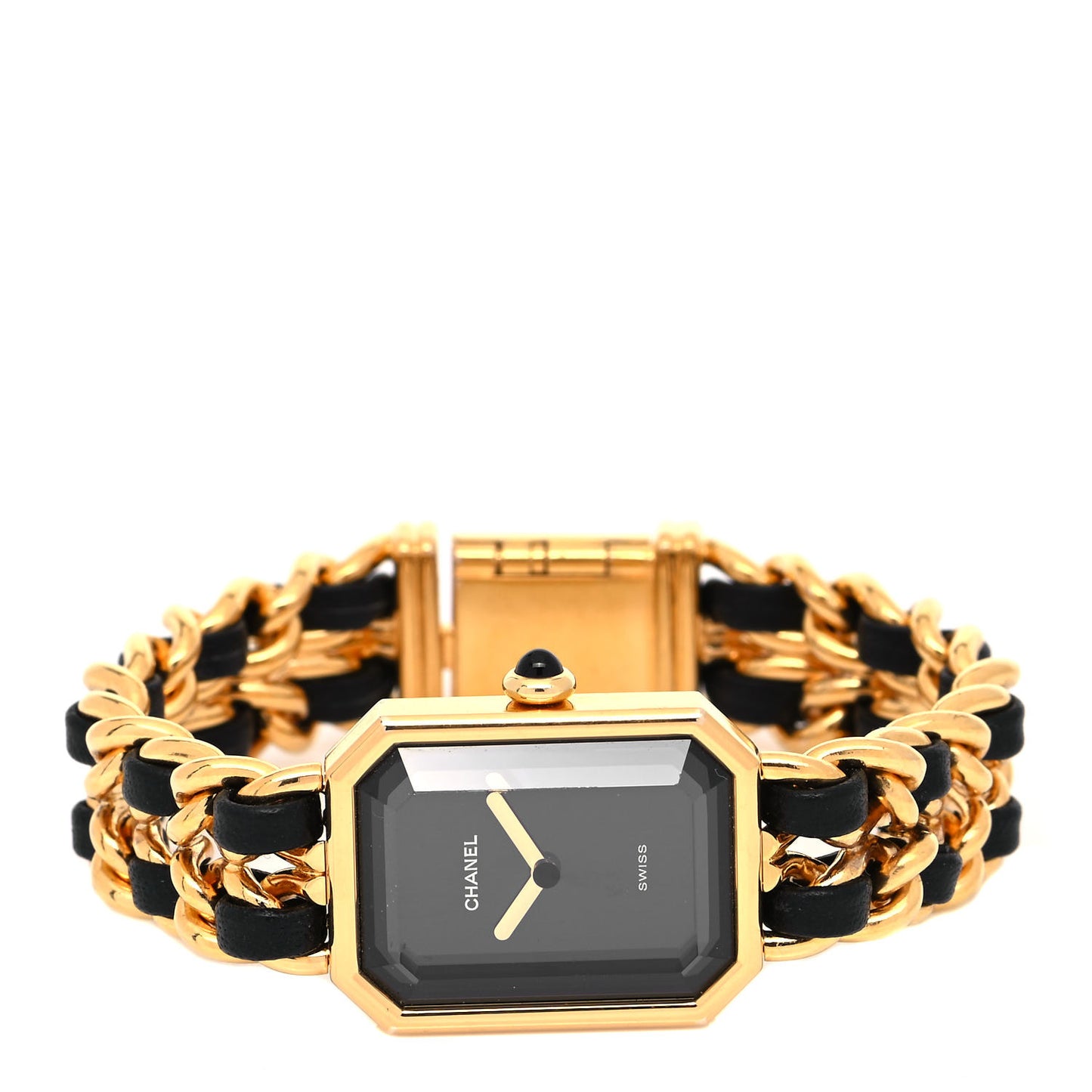 Stainless Steel Lambskin 20mm Chain Premiere Quartz Watch Gold M