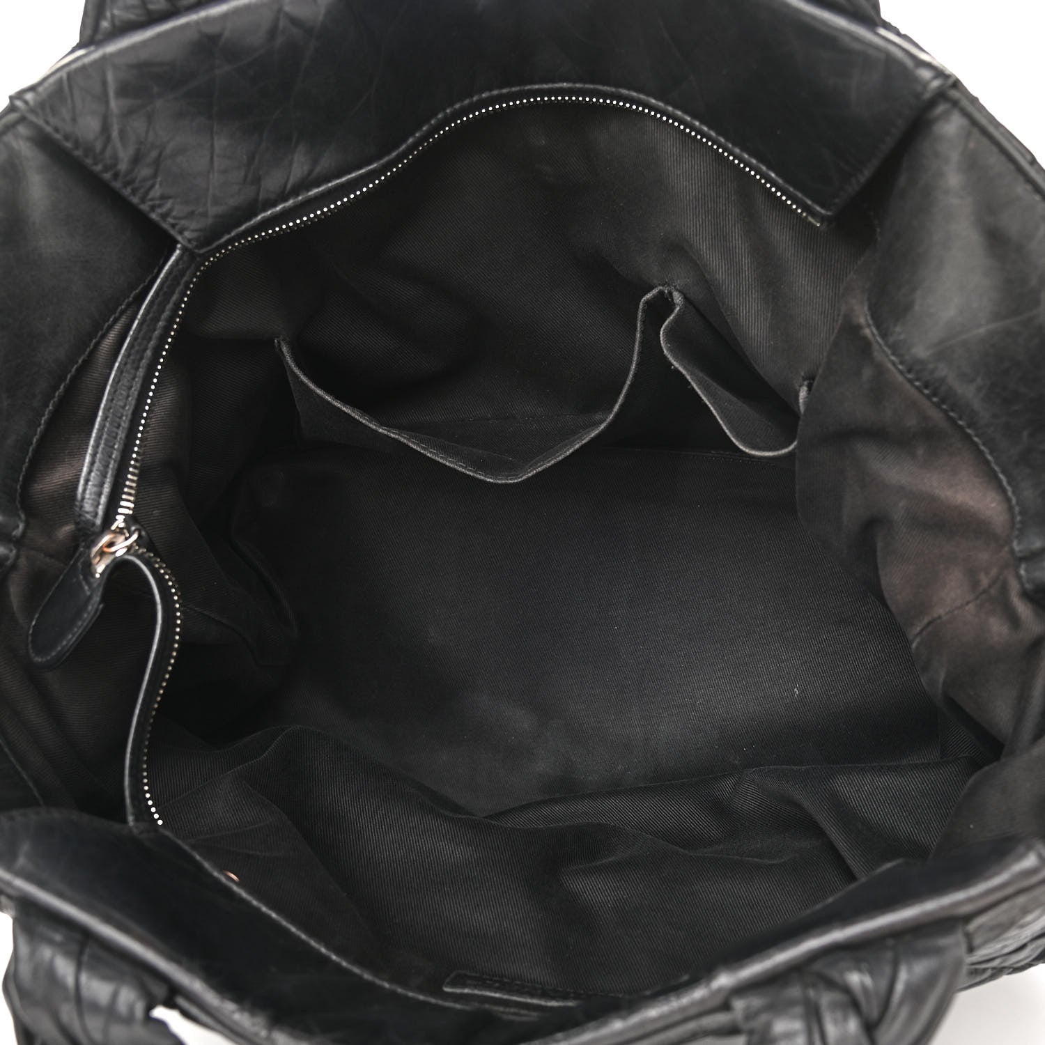 Chanel Aged Calfskin CC Tote Black 5 of 15
