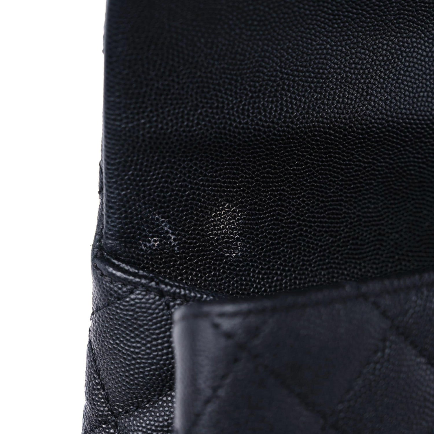 Chanel Caviar Lizard Quilted Large Coco Handle Flap Black 16 of 16