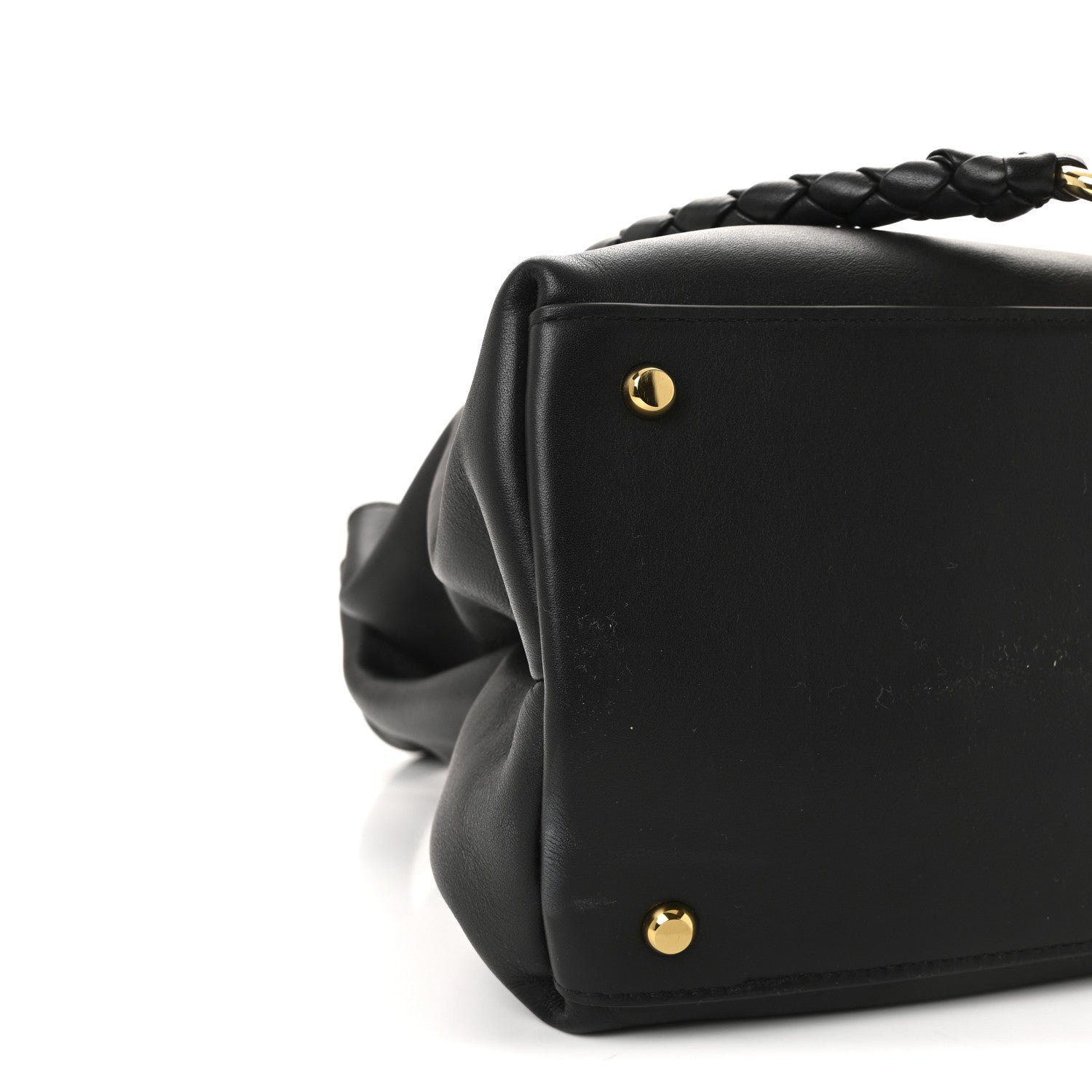 Bottega Veneta Silky Calfskin Medium Ciao Ciao Black 8 of 9