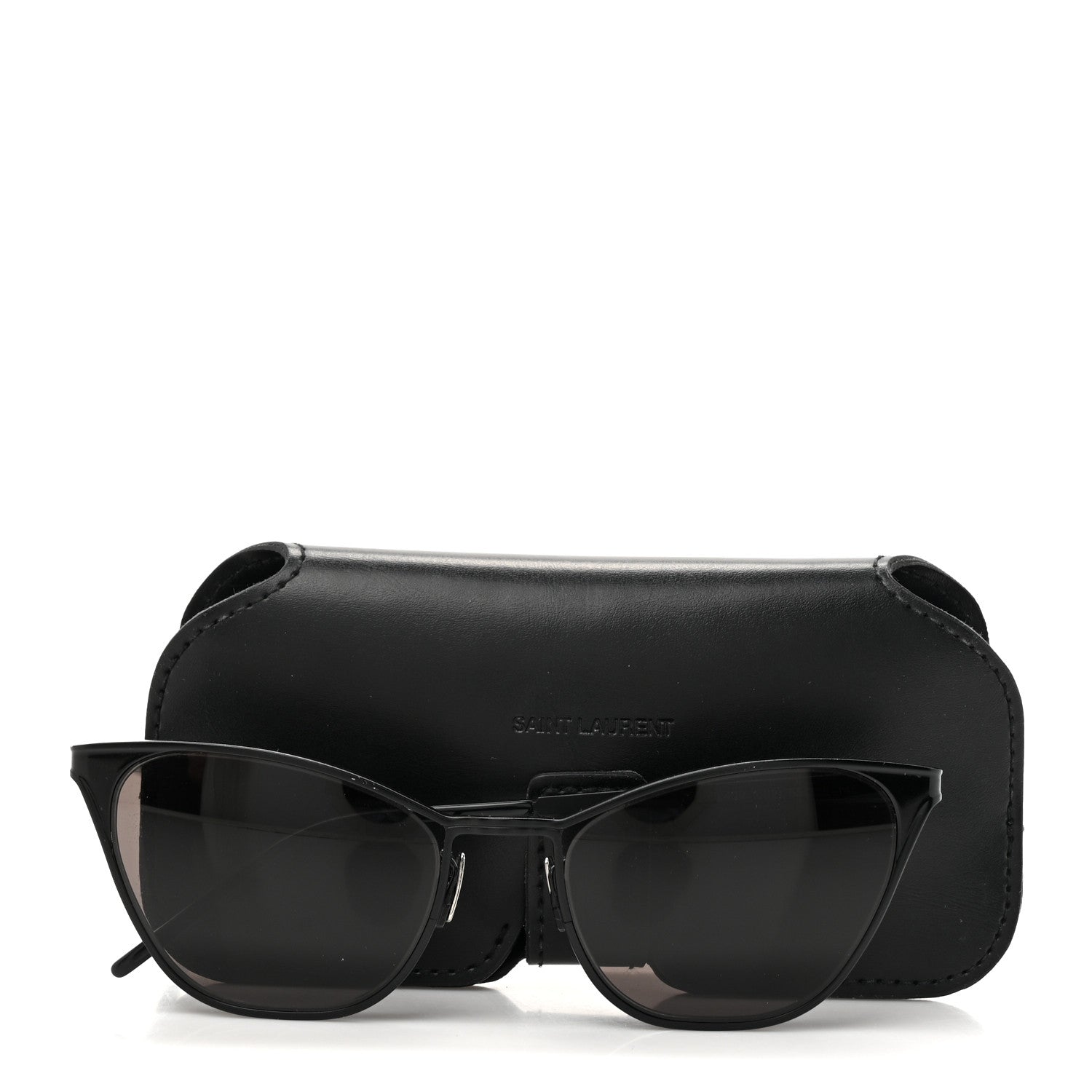 Saint Laurent SL409 Cat Eye Sunglasses Black 8 of 8