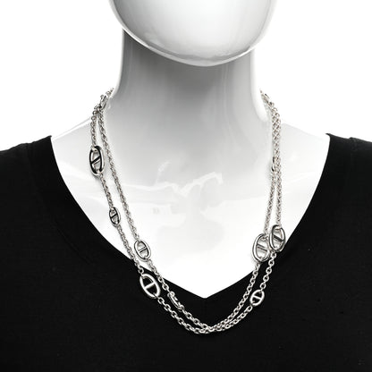 Hermes Sterling Silver Farandole Necklace 120 2 of 4