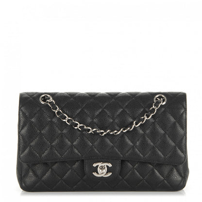 Chanel Caviar Quilted Medium Double Flap Black 1 of 7