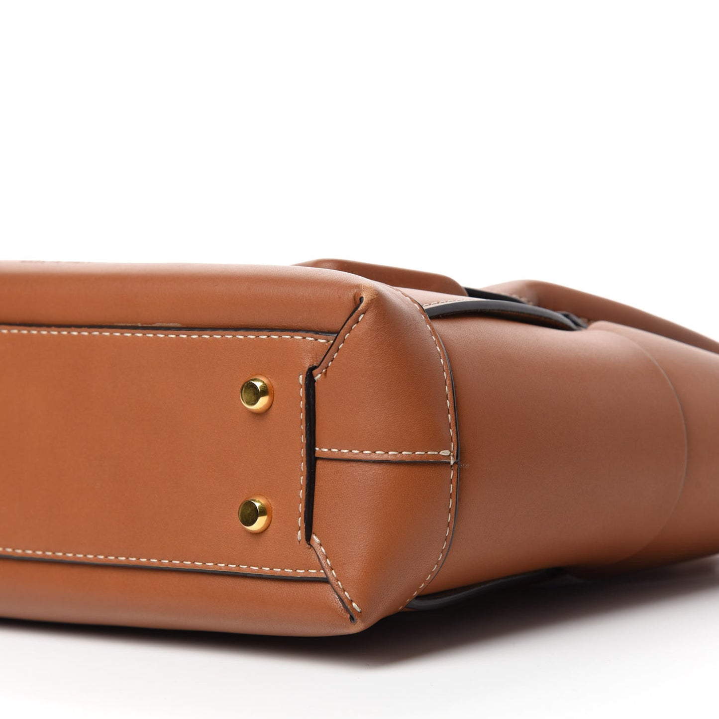 French Calfskin Maxi Intrecciato Small Arco Wood