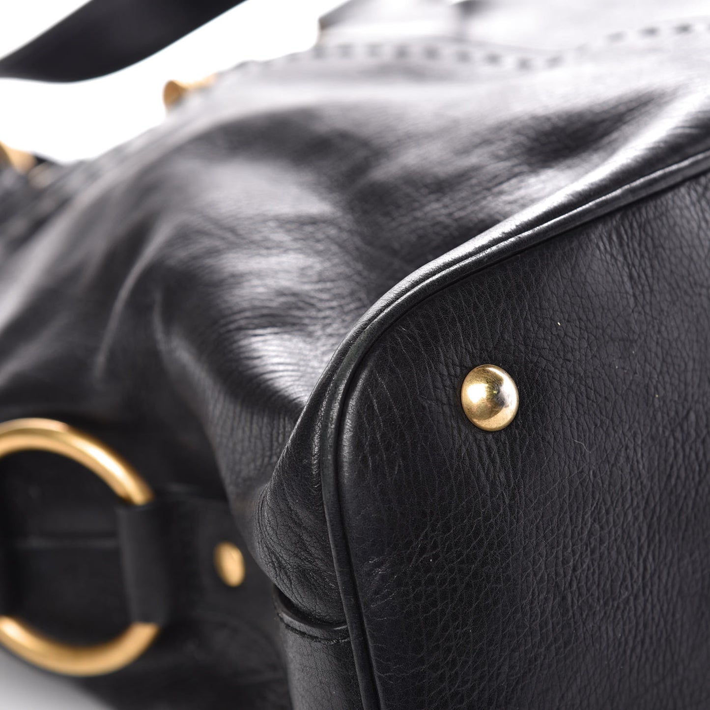 Calfskin Oversized Muse Black