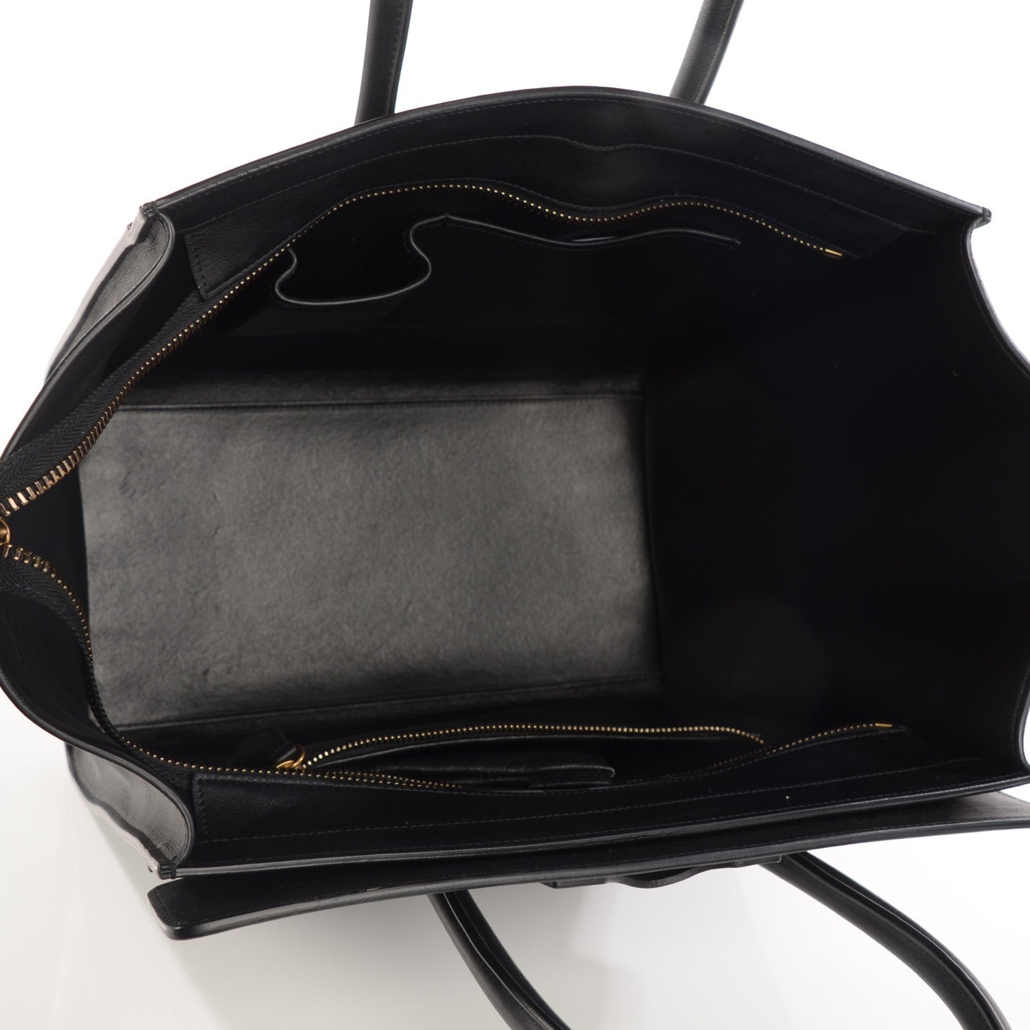 Celine Smooth Calfskin Mini Luggage Black 5 of 8