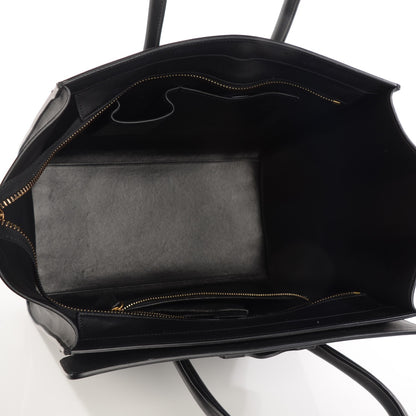 Celine Smooth Calfskin Mini Luggage Black 5 of 8