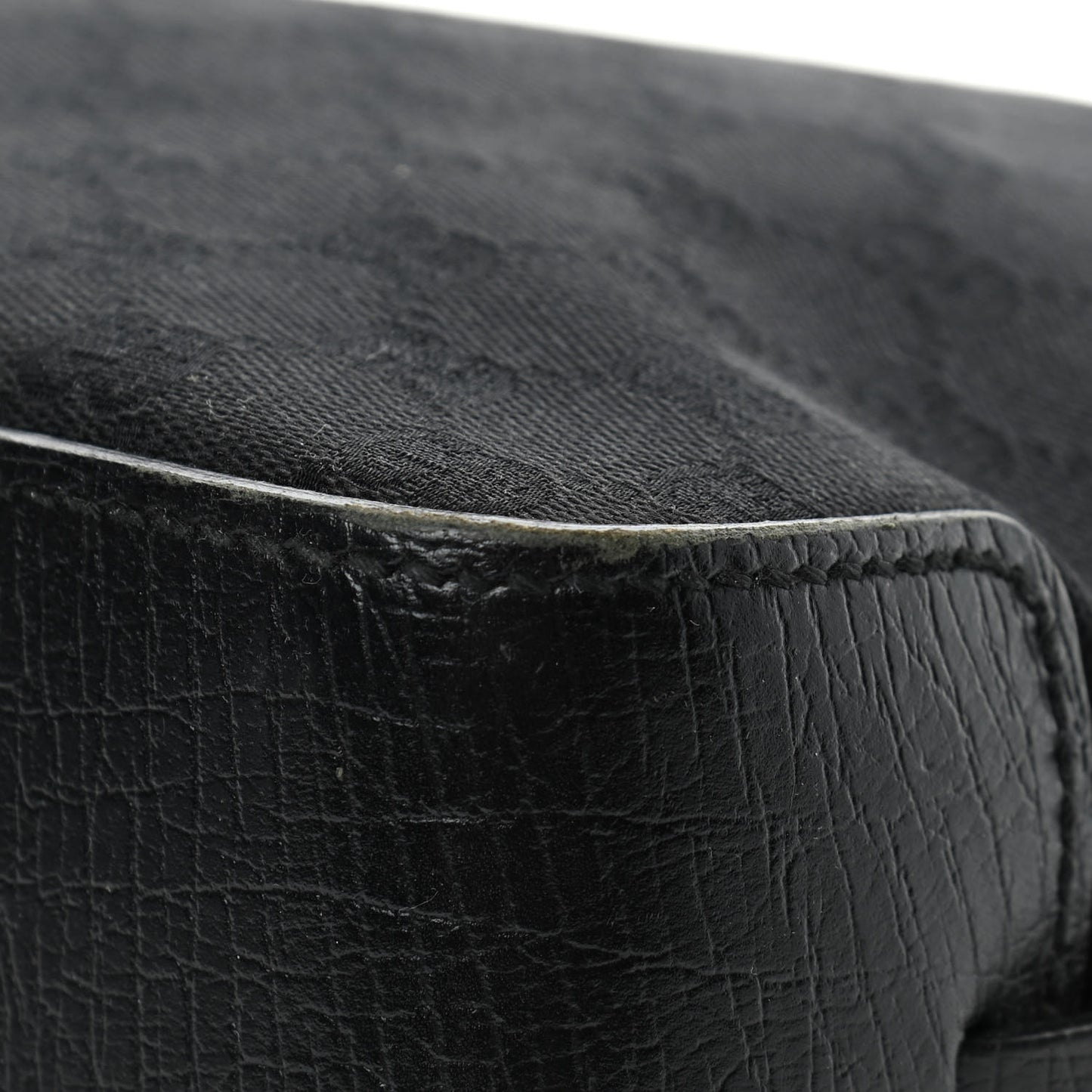 Monogram Small Bucket Tote Black