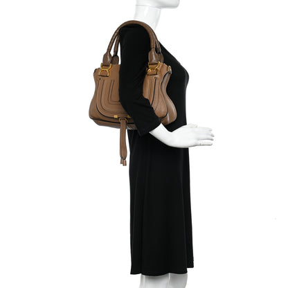 Chloe Calfskin Small Marcie Satchel Nut 2 of 10