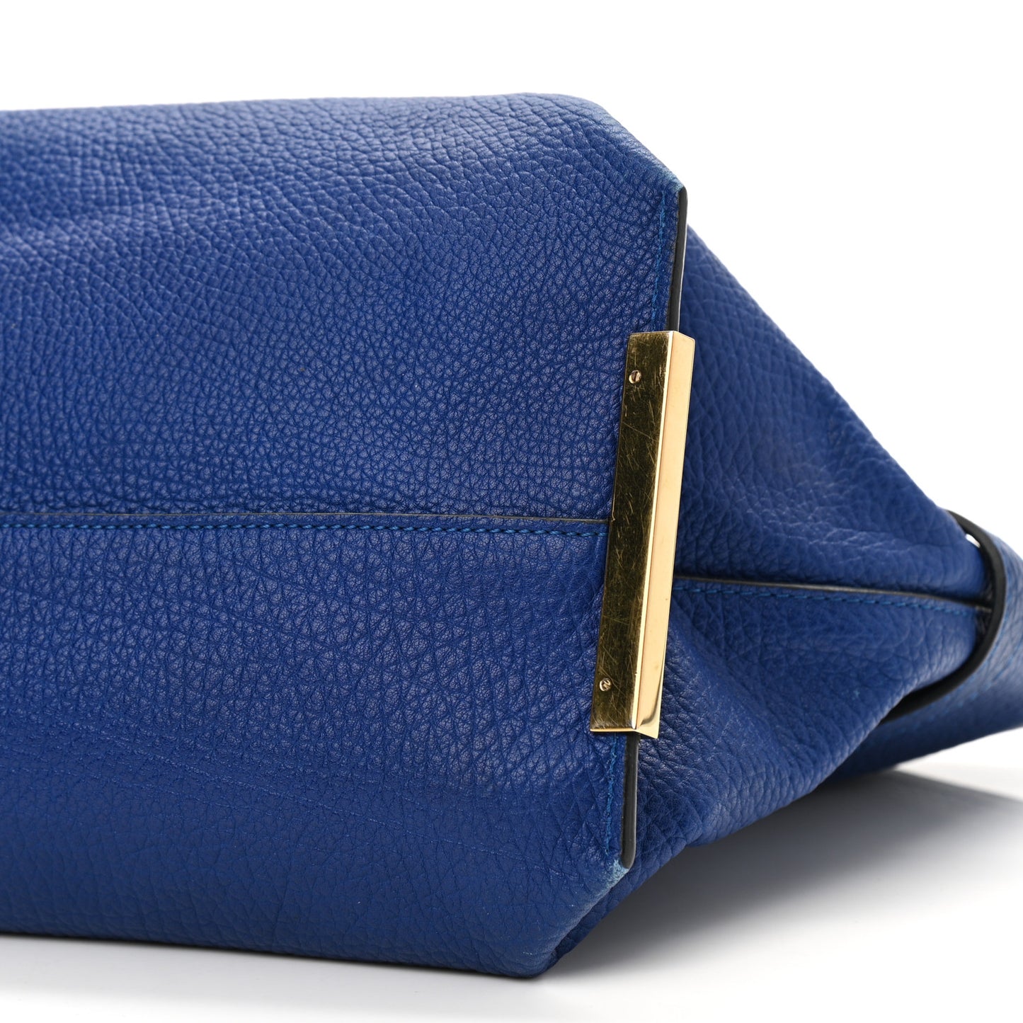 Calfskin Large Charlotte Tote Majesty Blue