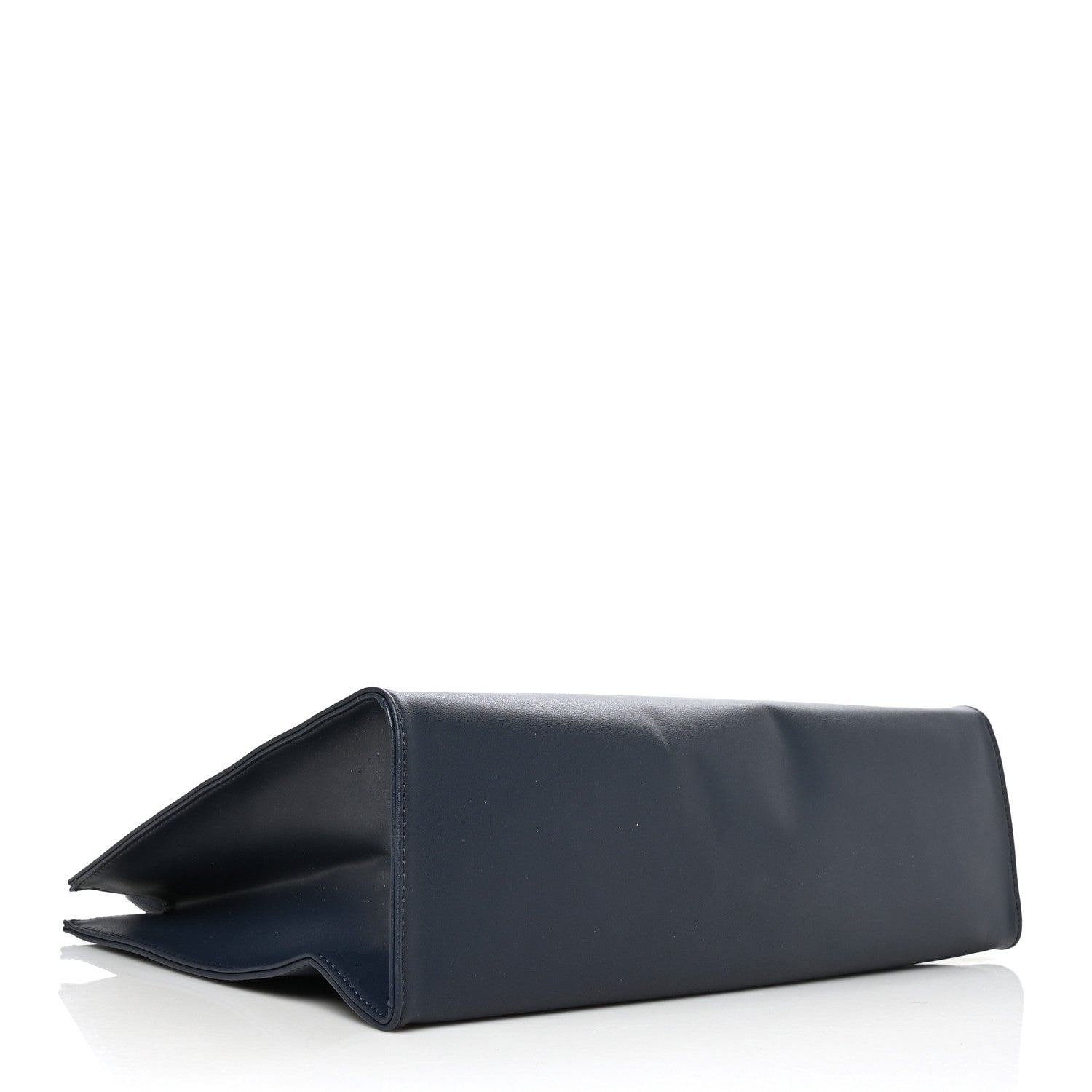 Telfar Vegan Leather Medium Shopping Bag Navy 4 of 8