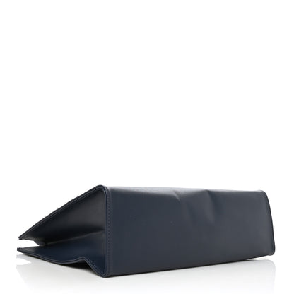 Telfar Vegan Leather Medium Shopping Bag Navy 4 of 8
