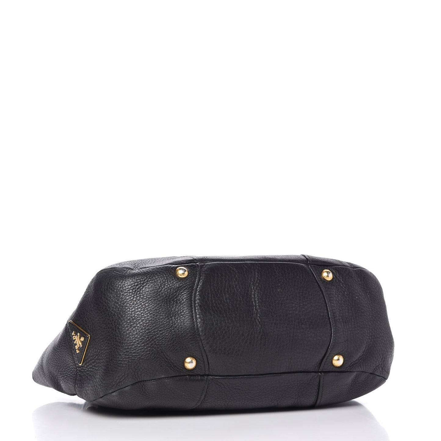 Vitello Daino Shoulder Bag Black