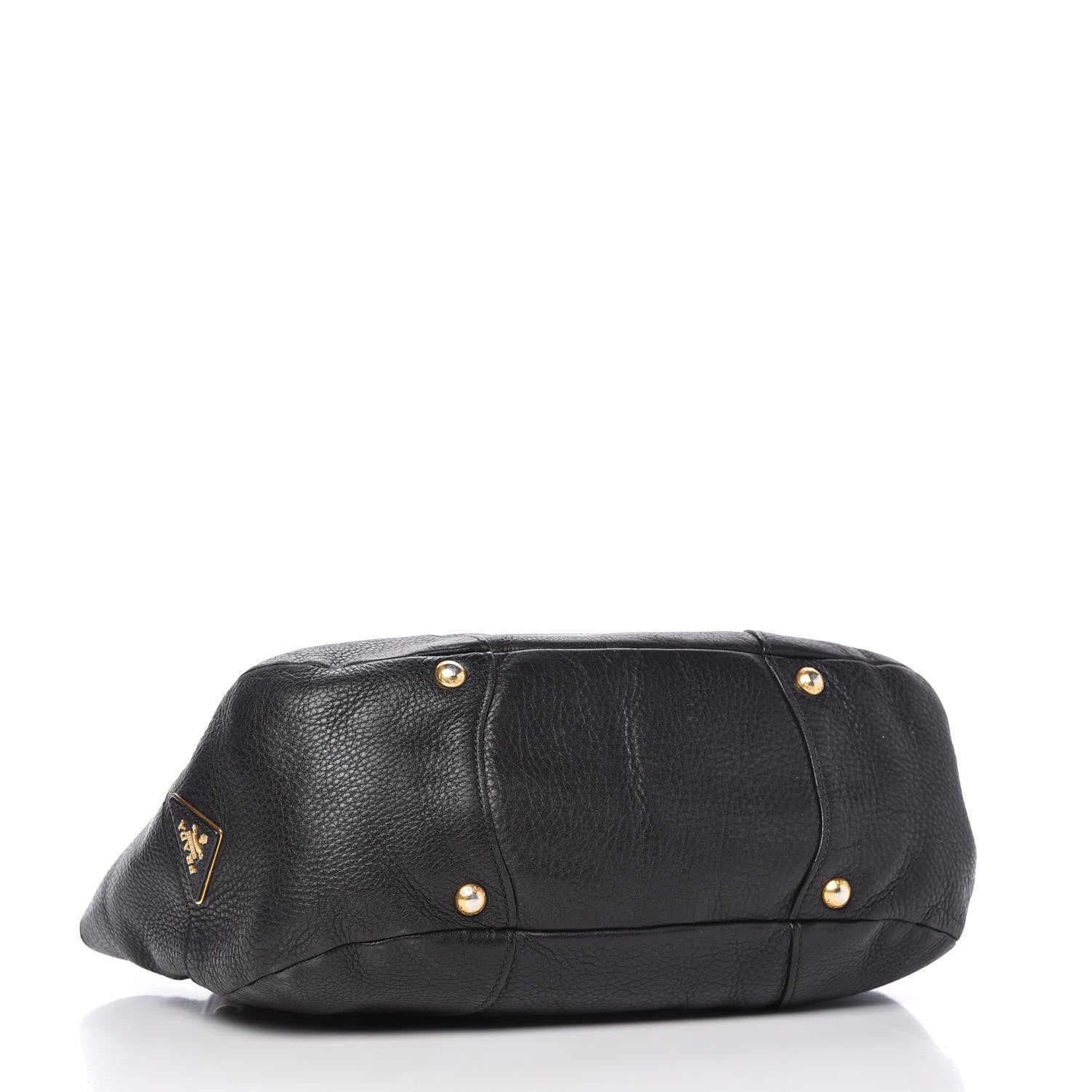 Prada Vitello Daino Shoulder Bag Black 4 of 13