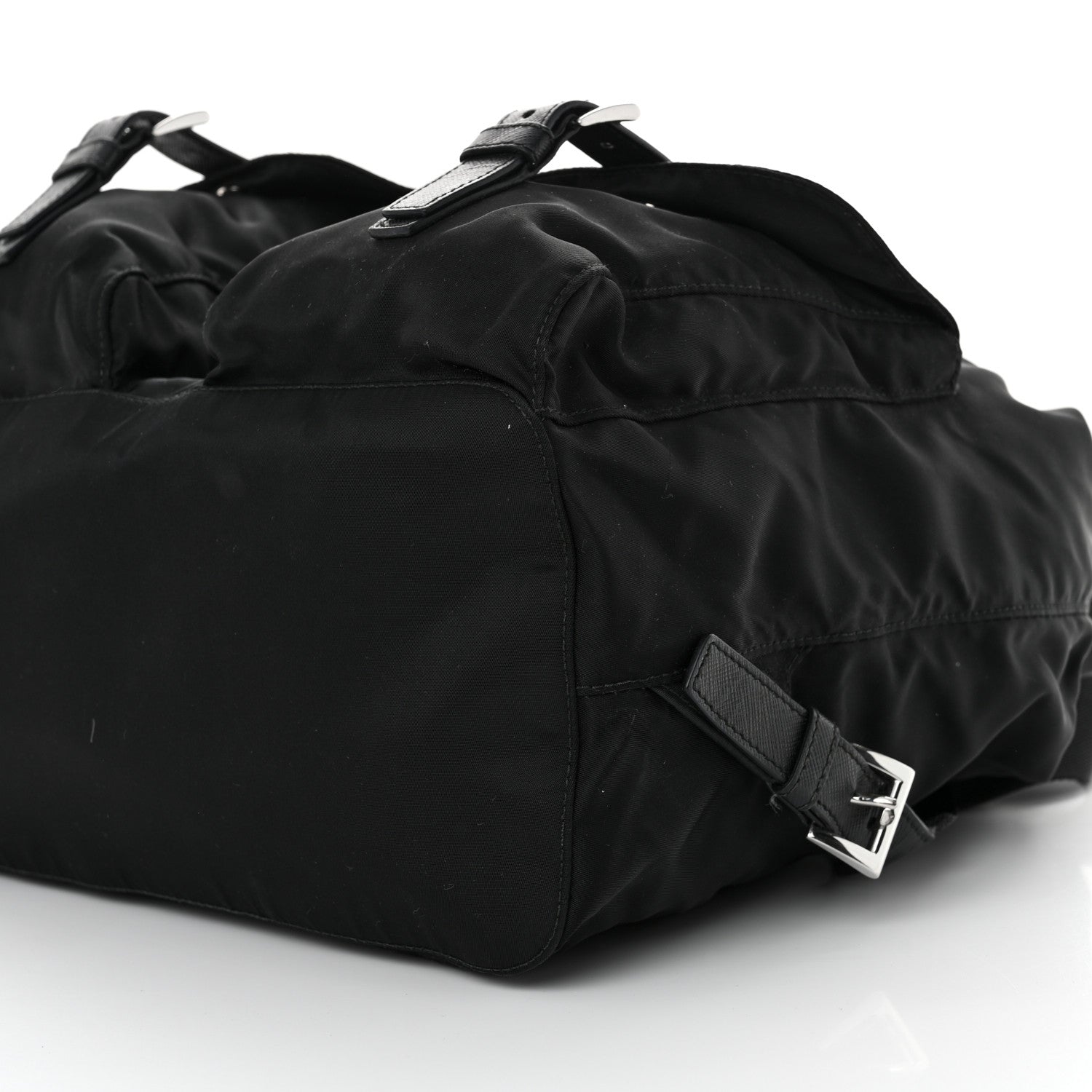 Prada Nylon Vela Medium Backpack Black 10 of 11
