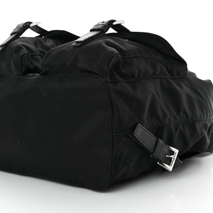 Prada Nylon Vela Medium Backpack Black 10 of 11